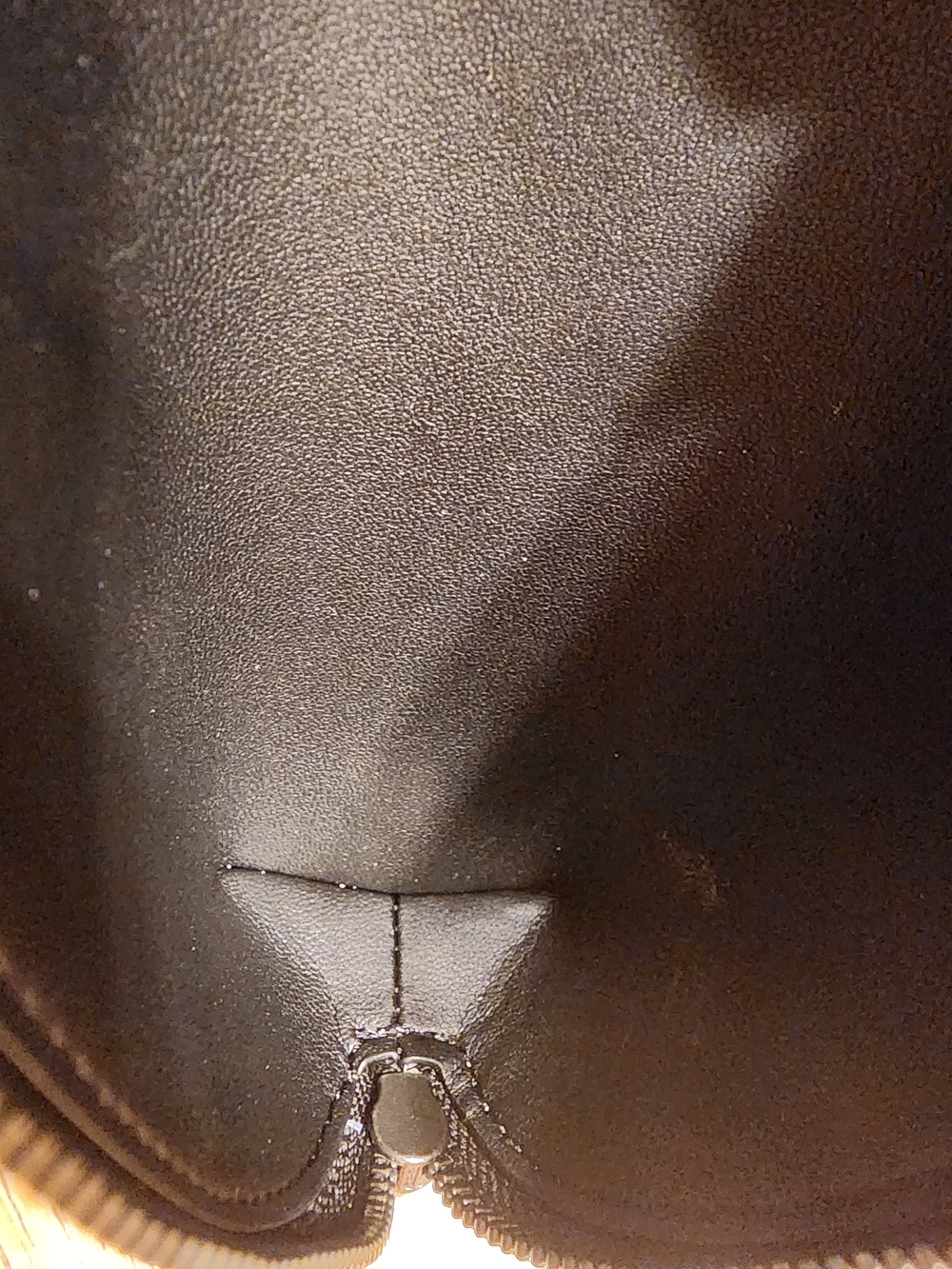 Coach Leather Pencil Case in black featuring a smooth leather finish - Picture 13 of 15